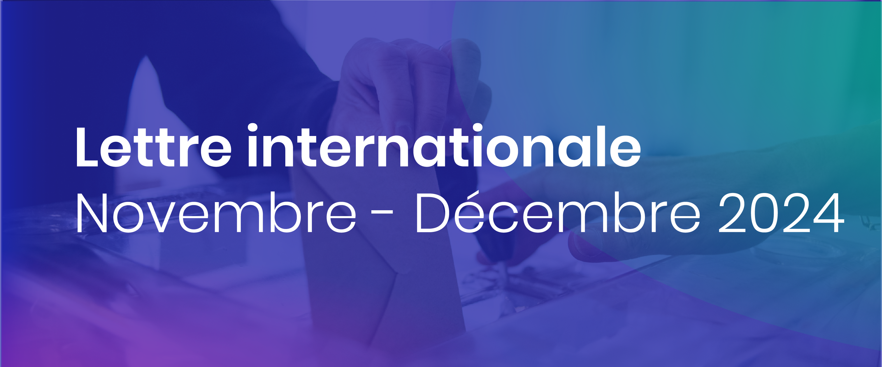 Lettre internationale – novembre-décembre 2024